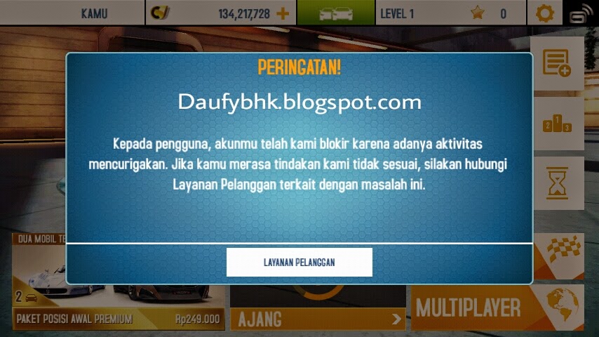 Cara Mudah Unbanned Asphalt 8 - Airborne Cara Mudah Unbanned Asphalt 8 - Airborne