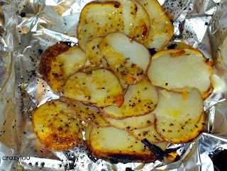 grilled potatoes