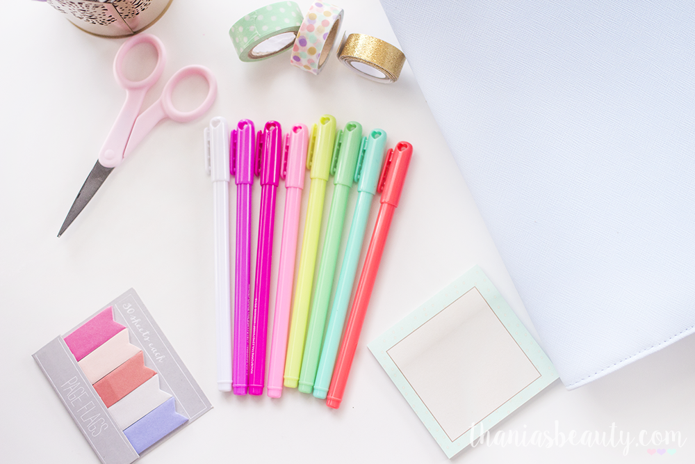 Target Dollar Spot Gel Pens Thania's Beauty