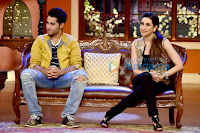 Karisma Kapoor at Team of 'Lekar Hum Deewana Dil' on Comedy Nights with Kapil