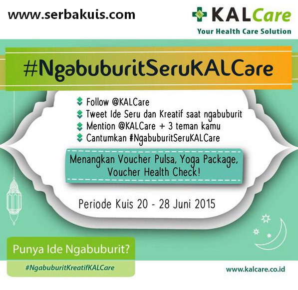 Kuis Ngabuburit Seru KAL Care Berhadiah Pulsa Kuis Ngabuburit Seru KAL Care Berhadiah Pulsa