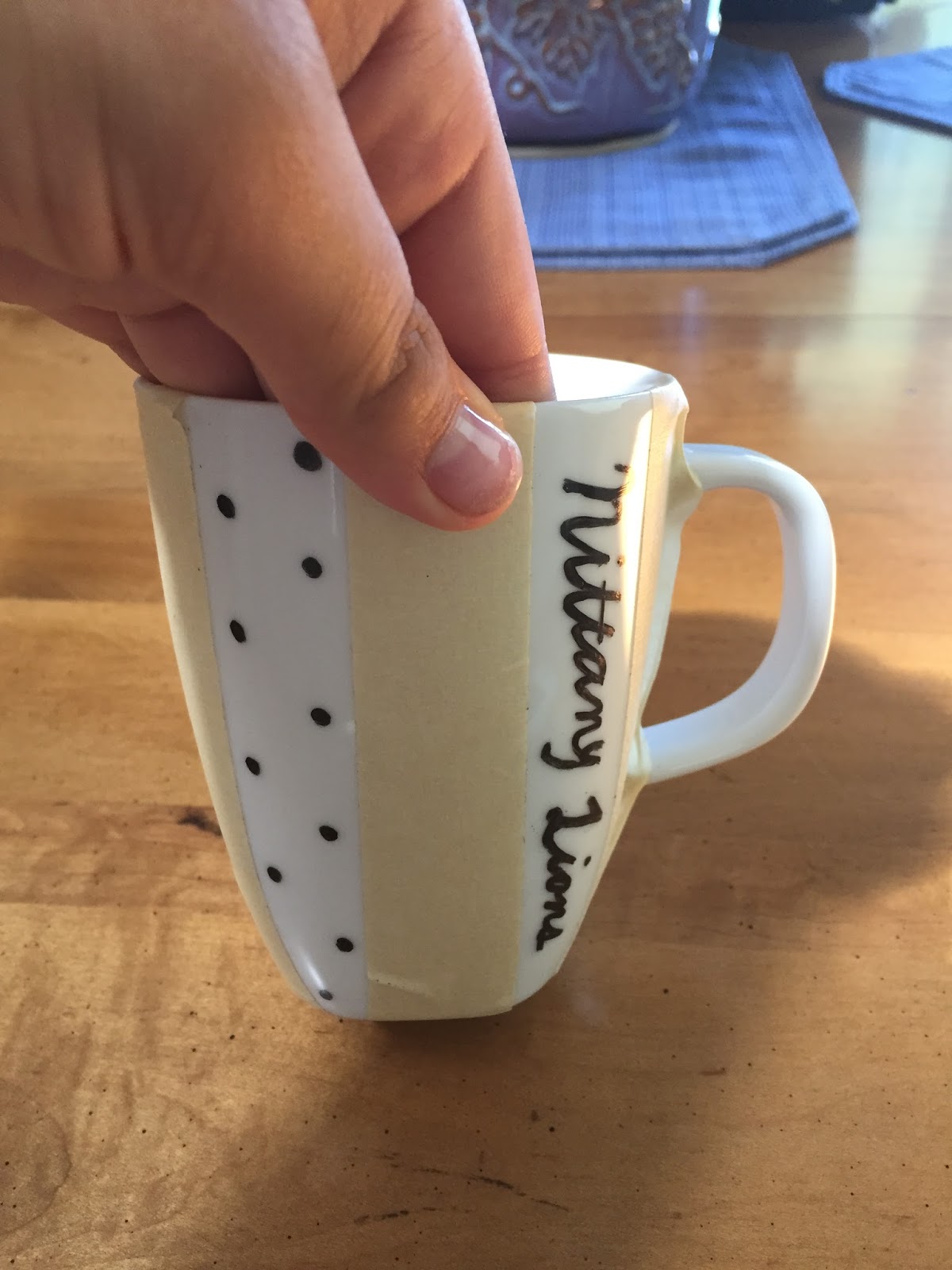 Freckles & Olives DIY Paint Mug