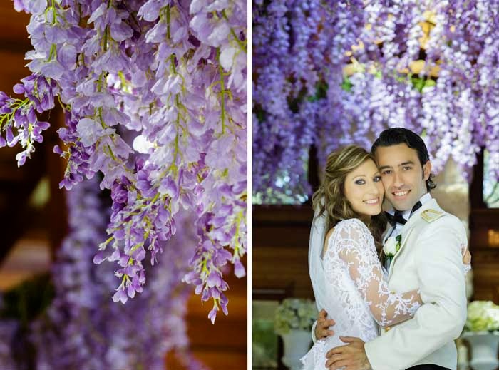 A Silk Flower Depot Blog A stunning wisteriathemed wedding