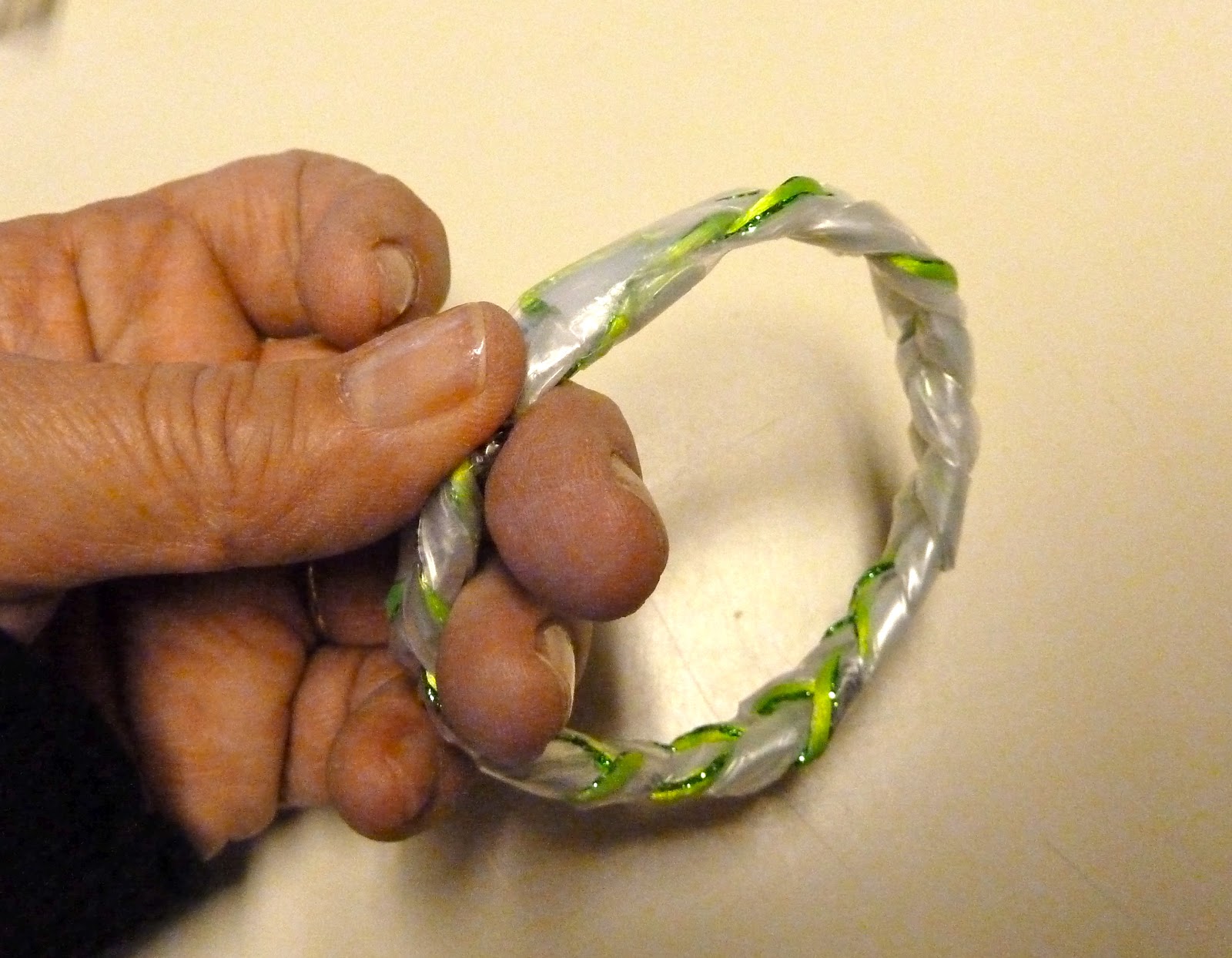 Recycled Plastic Bag Friendship Bracelets < Craftidly