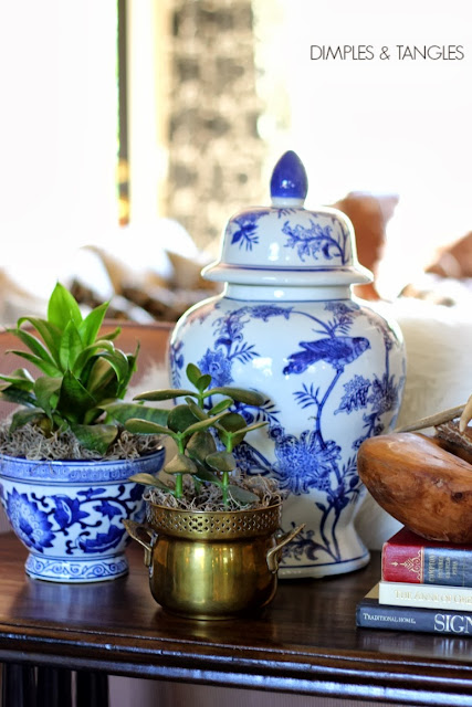 Blue and White Home Decor