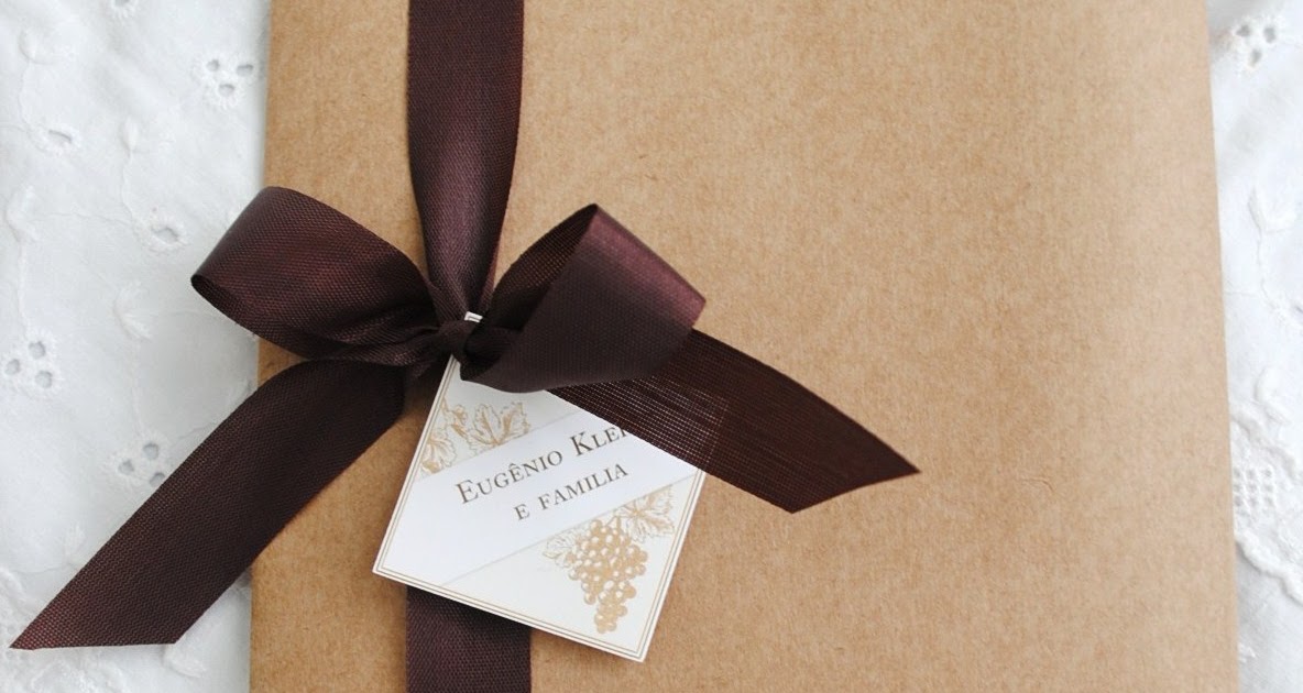 Memoria em folha de Scrap CONVITE CARTA DE VINHO