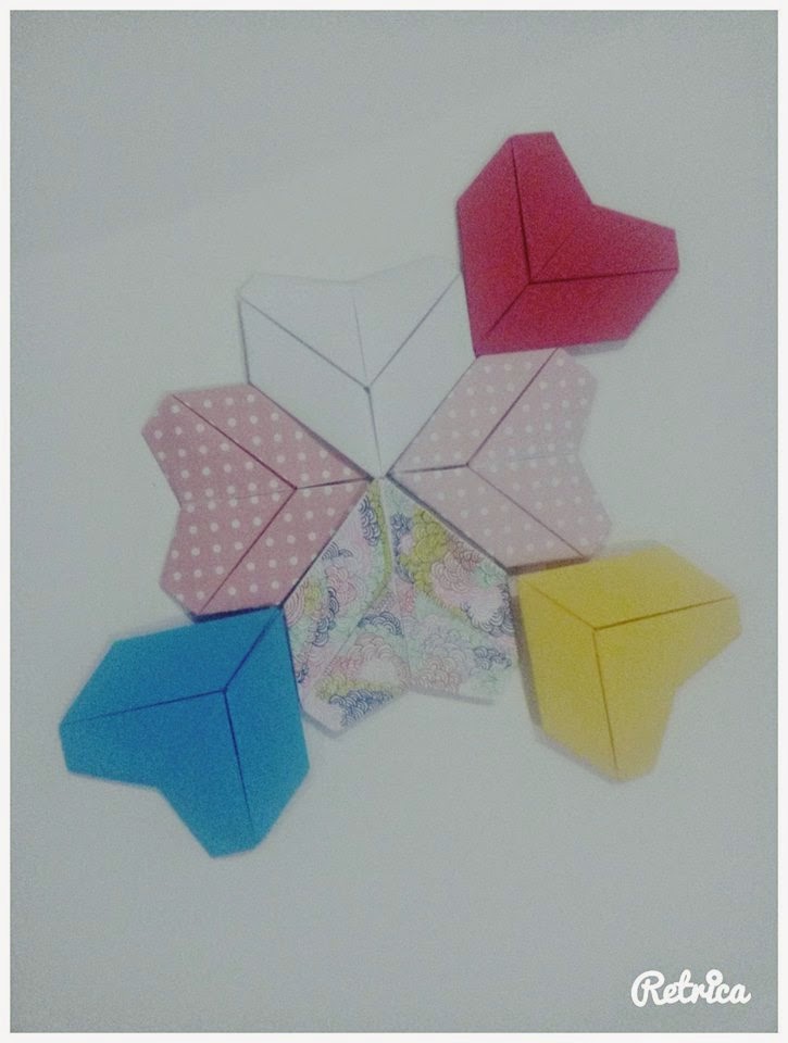 Bak Bunu Ben Yaptim Kagittan Kalp Yapimi