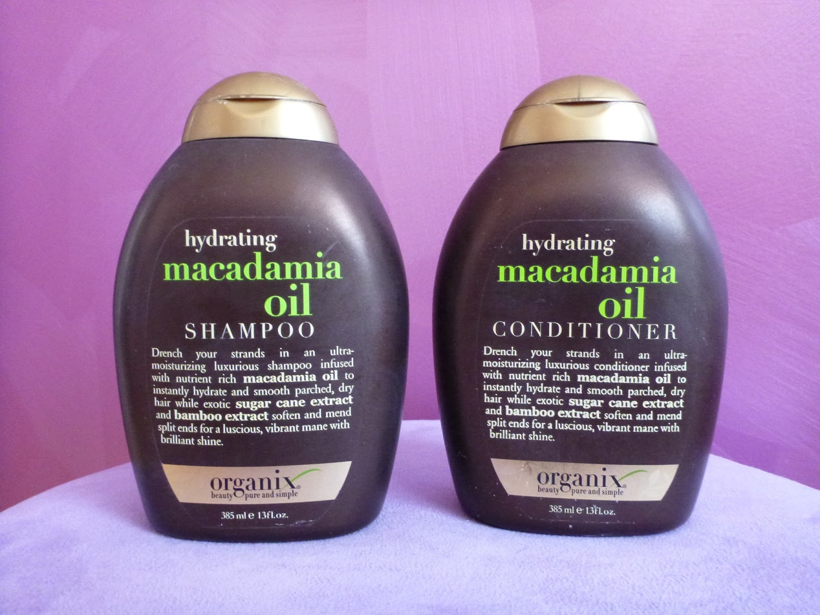 Australian Beauty Review Organix Macadamia Oil Shampoo & Conditioner