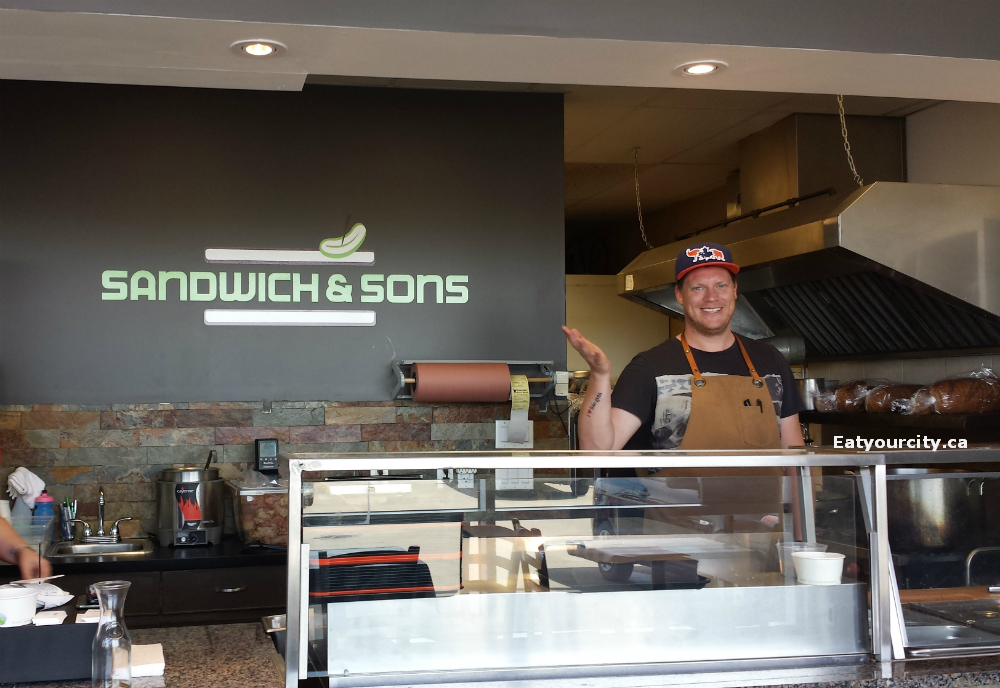 Eat Your City Sandwich and Sons Edmonton, A huge and satisfying