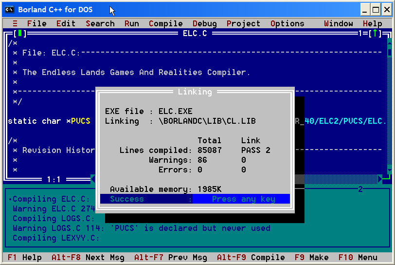 Turbo C++ for windows vista and windows7 64 bit, 32 bit.
