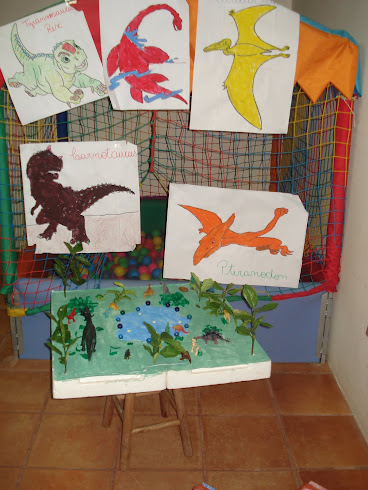 Maquete e Cartazes feitos pelos alunos