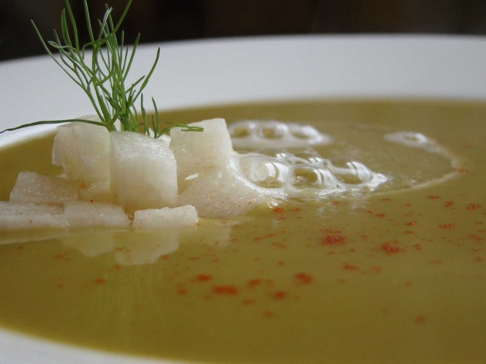 on the side What is the Soup Du Jour? It's the Soup of the Day. Mmmm