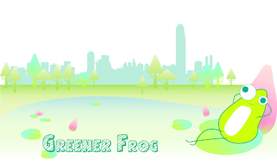 greener frog