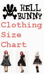Hell Bunny Skirt Size Chart