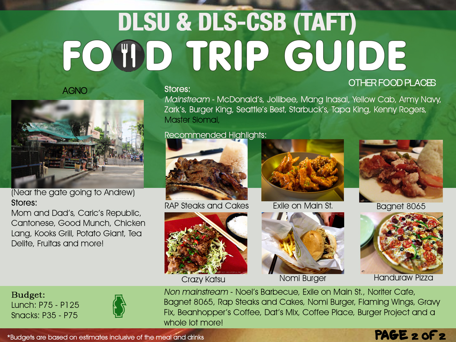 DLSU Food Trip A NotSoPopular Kid Food Blog