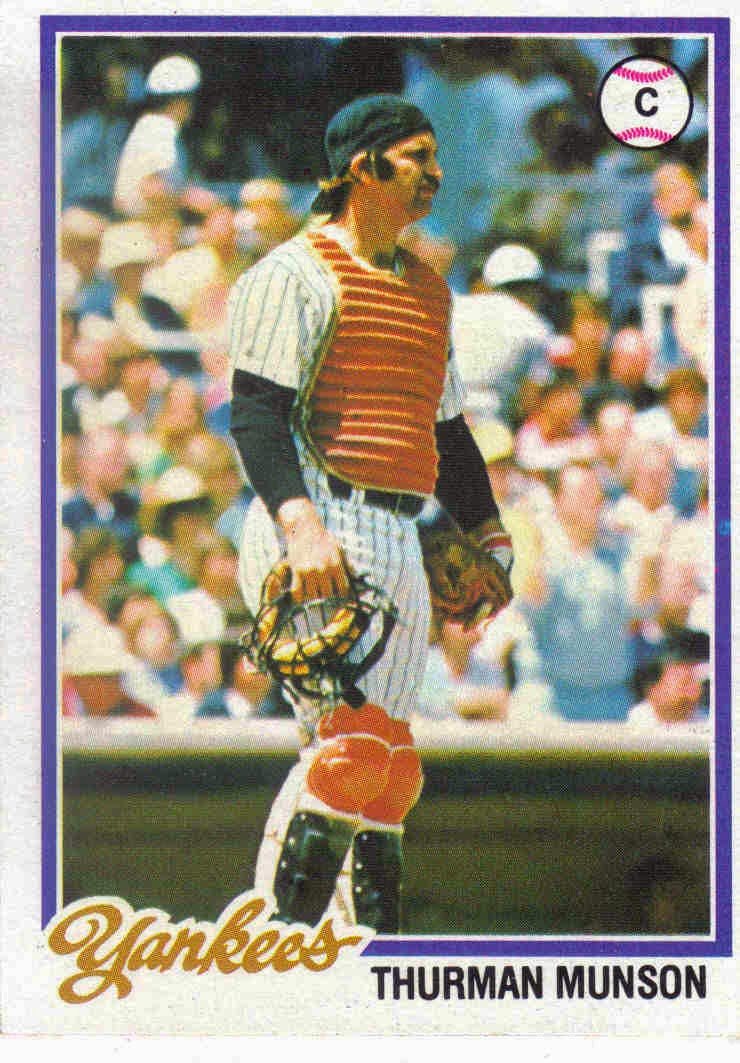 1978 Baseball 1978 Topps Baseball 60 Thurman Munson