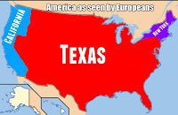 outsize texas with new york and california only