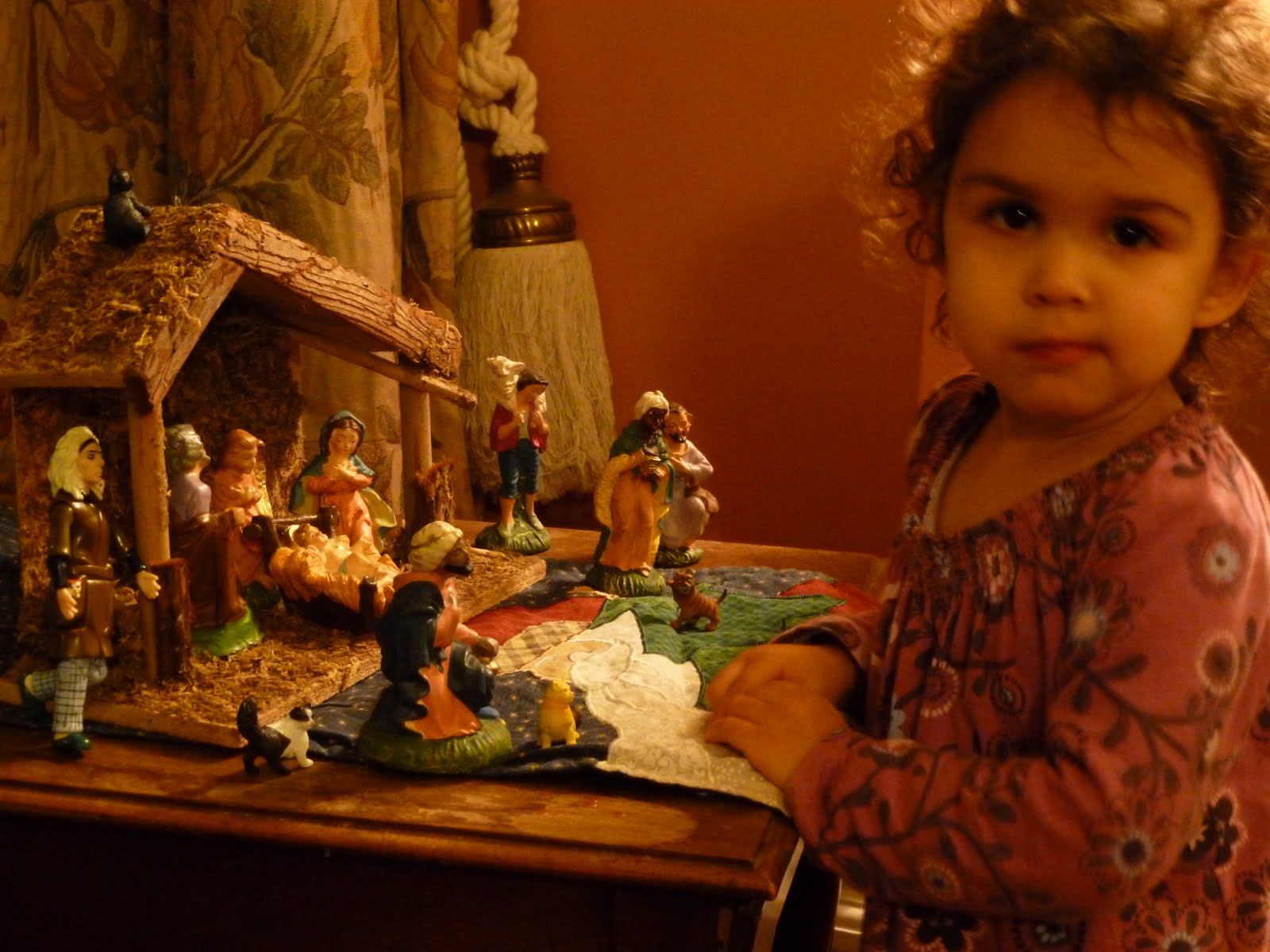 cat lady figurine