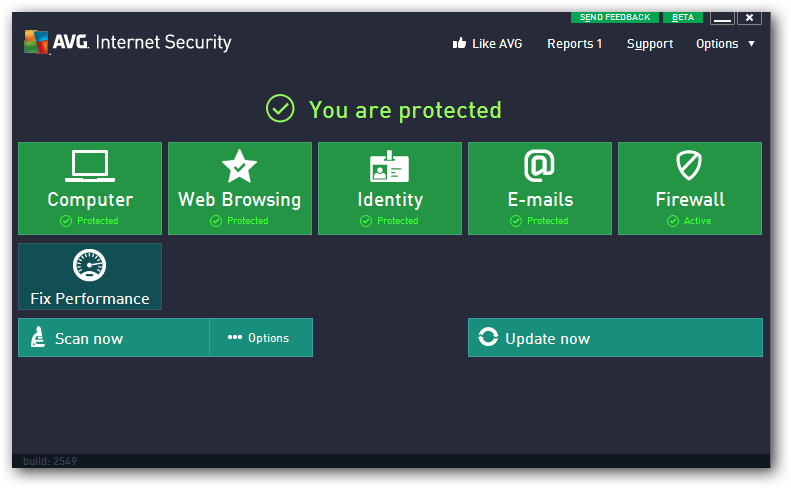 Windows 8 AVG Internet Security 2013 (x64 bit) full