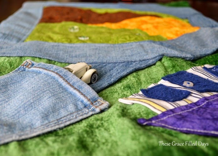These Grace Filled Days Homemade Take Along Toy Car Play Mat