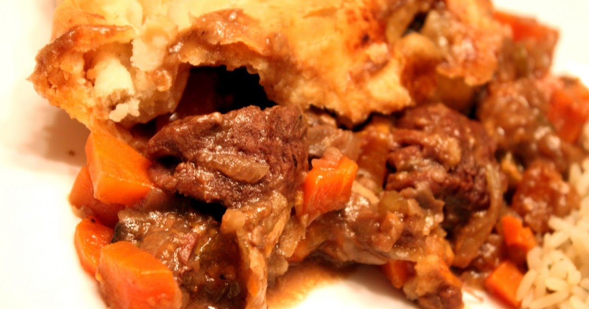 Le coin recettes de Jos POT PIE DE BOEUF, GUINESS ET FROMAGE FAÇON