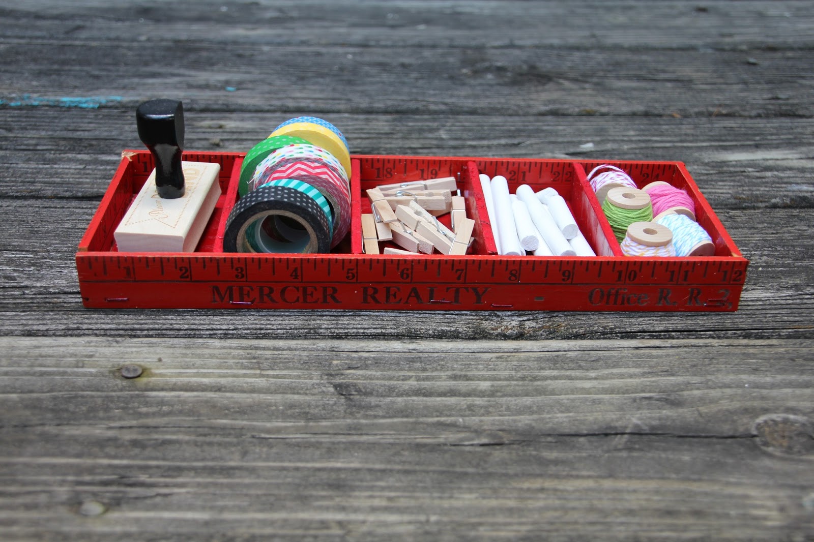 Lovely Little Life DIY Yardstick Box