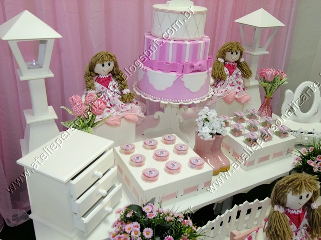 Marcadores Aniversários , Bonecas de Pano , Decoração de Festas Marcadores Aniversários , Bonecas de Pano , Decoração de Festas