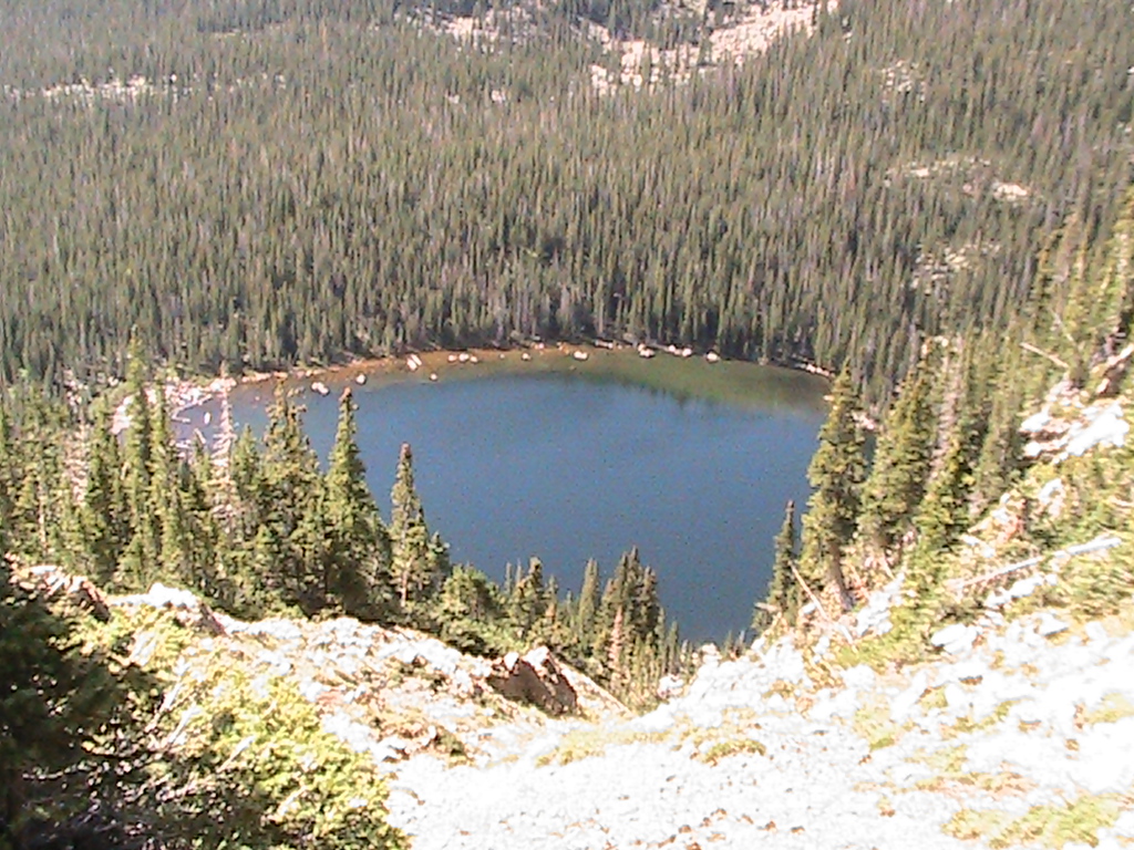 Hiking Rocky Mountain National Park Fay Lakes and Spectacle Lakes via Ypsilon Lake.