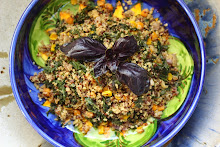 Quinoa Kale and Corn Pilaf