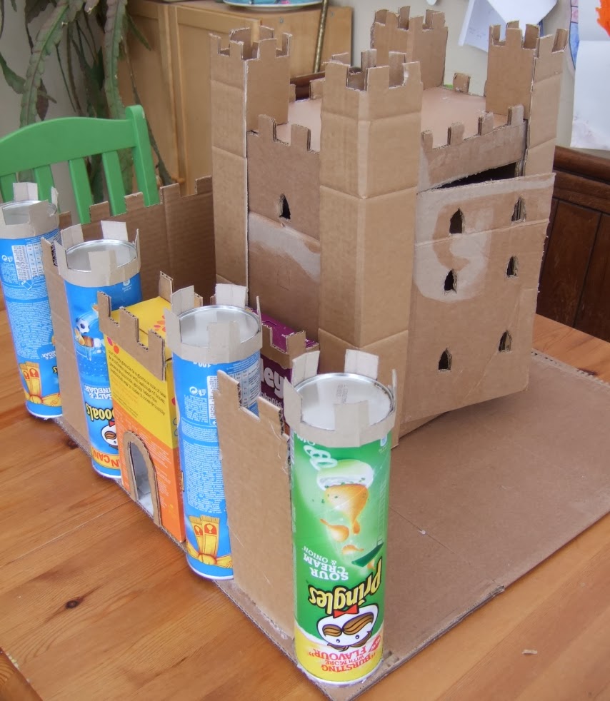 Emy's Crafty Blog Cardboard box castles Part 2