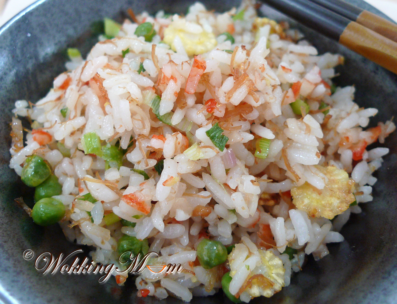 Let's get Wokking! { Dried Scallop Fried Rice } 瑶柱XO酱炒饭 Singapore Food Blog on easy recipes
