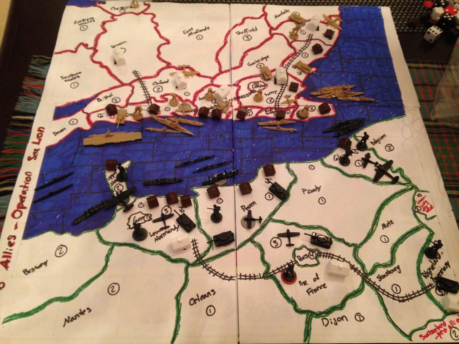 The Thoughts and Opinions of James Anderson Axis and Allies Custom Map