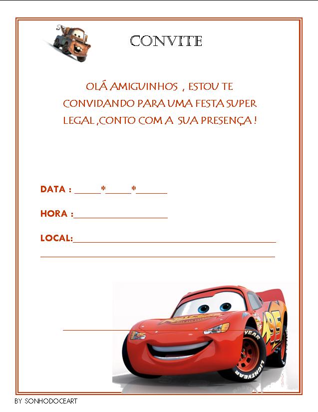 moldes para convites de aniversario