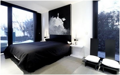 black and white minimalist bedroom ideas BLACK AND WHITE BEDROOMS MINIMALIST DORMS - BEDROOM DECORATING IDEAS