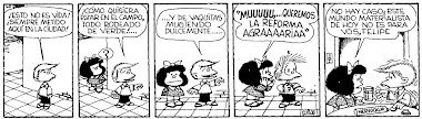 Mafalda y la Reforma Agraria
