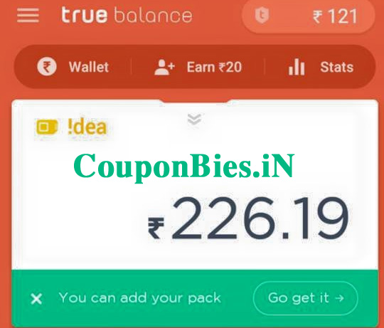 true balance promo code free recharge