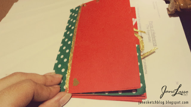 Manualidad Scrapbook navideño 