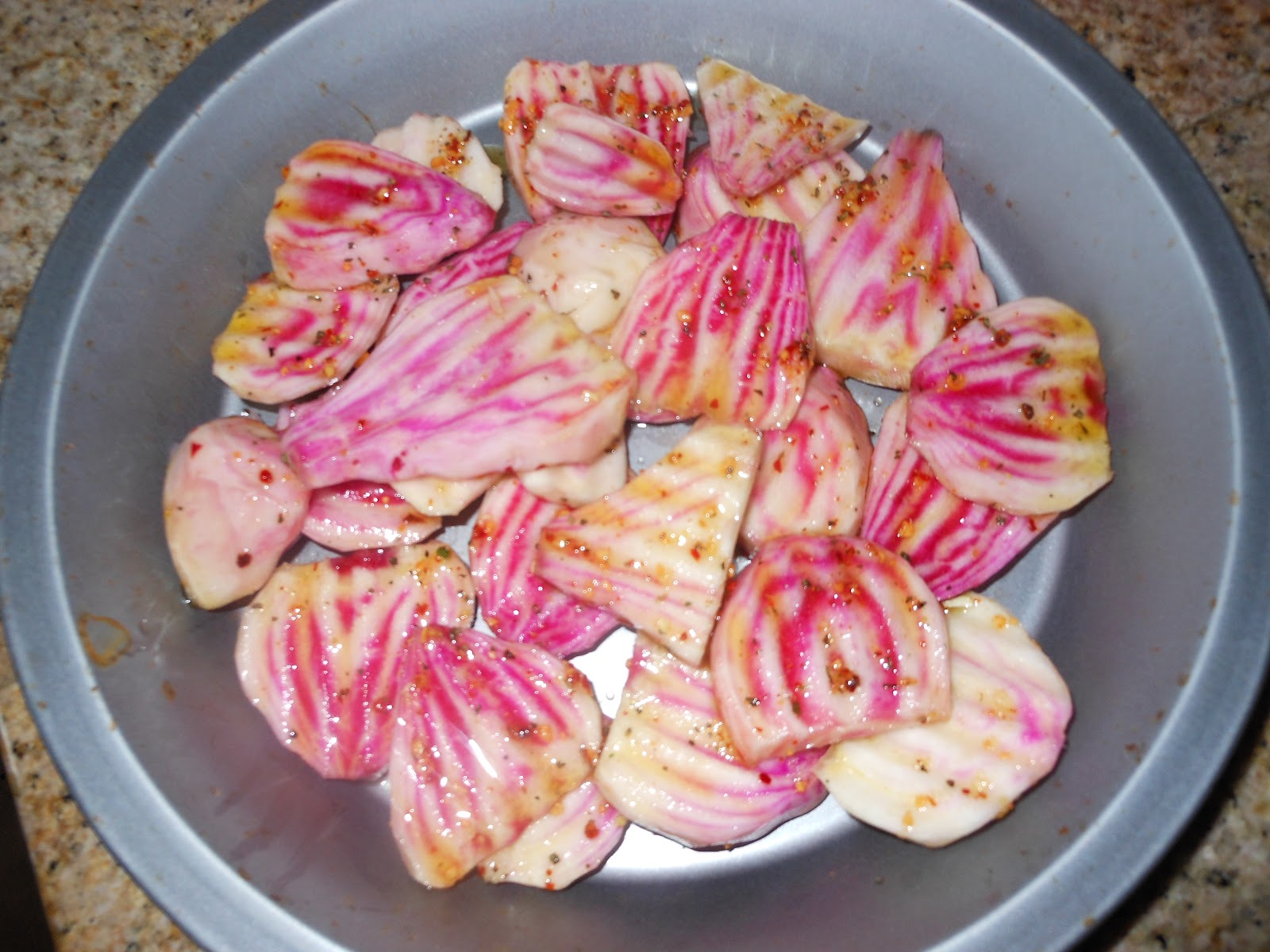 Follow on Instagram iluvgoobie Roasting some candy striped beets