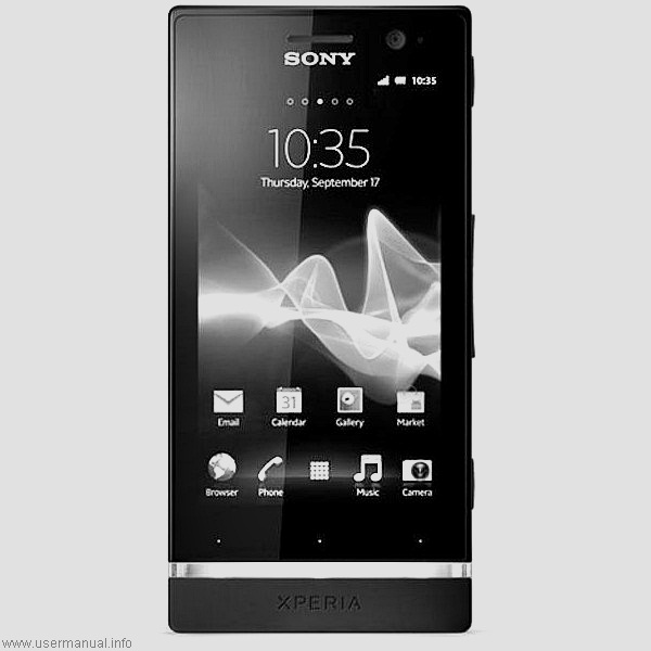 Инструкция к сони xperia u