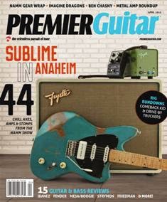 Premier Guitar - April 2015 | ISSN 1945-0788 | TRUE PDF | Mensile | Professionisti | Musica | Chitarra
Premier Guitar is an American multimedia guitar company devoted to guitarists. Founded in 2007, it is based in Marion, Iowa, and has an editorial staff composed of experienced musicians. Content includes instructional material, guitar gear reviews, and guitar news. The magazine  includes multimedia such as instructional videos and podcasts. The magazine also has a service, where guitarists can search for, buy, and sell guitar equipment.
Premier Guitar is the most read magazine on this topic worldwide.