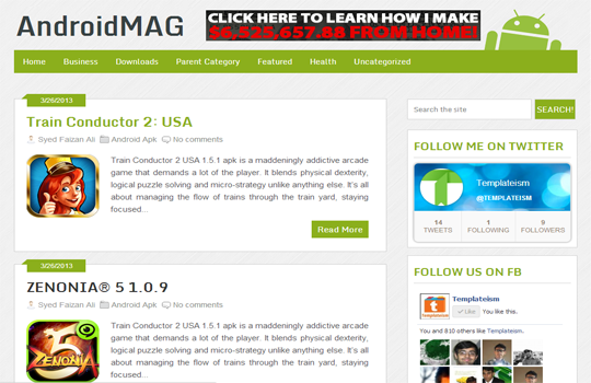 AndroidMag Blogger Template AndroidMag Blogger Template