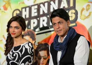 Shahrukh Khan and Deepika Padukone promote Chennai Express in London