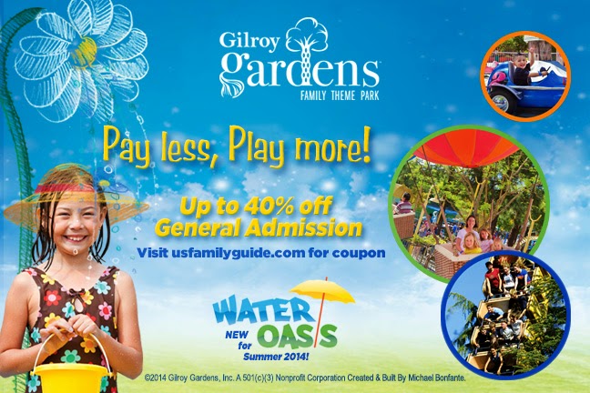 Gilroy Gardens discount tickets $20 OFF #GilroyGardens Family Theme Park and new Water Park #LearnThroughPlay #familyfun #summerfun #kids