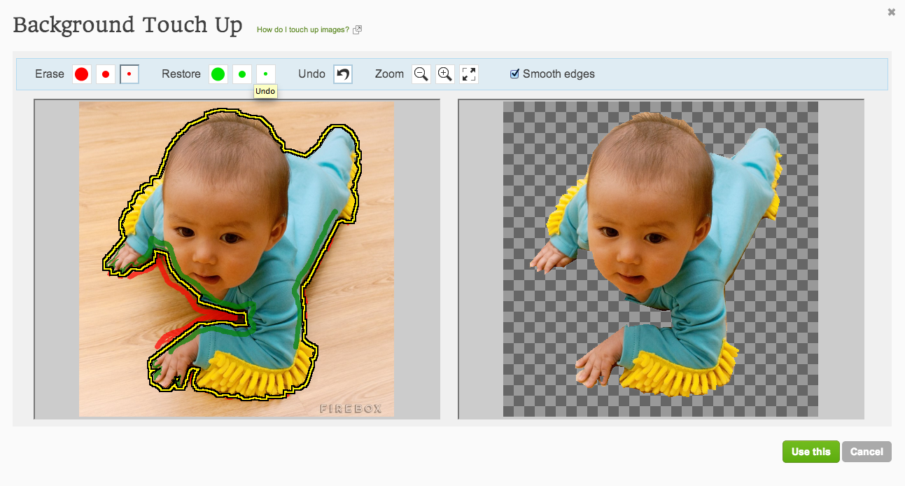 背景を簡単に削除する方法
