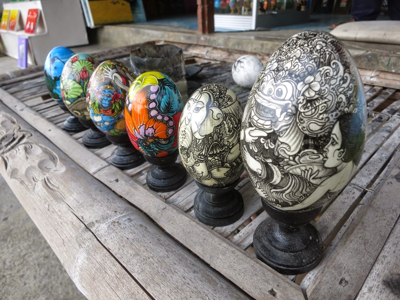Balinese Egg Painting Bali Free Information