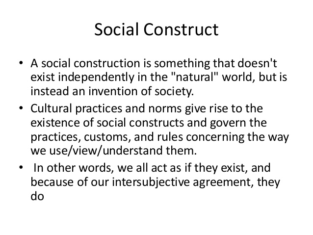Social Construction Of Gender Is A Process
