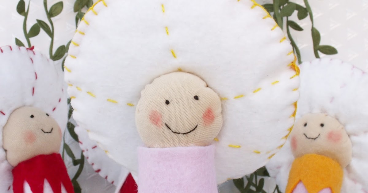 Cicideko Cicideko Kendin Yap (DIY) Keçeden Mantar Bebek