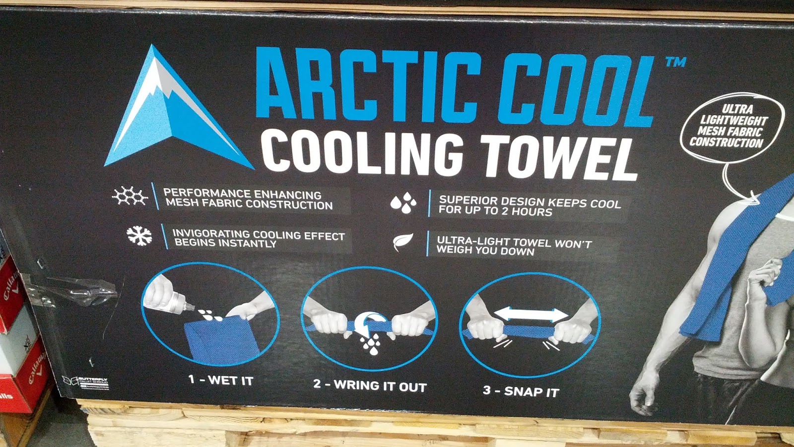 Arctic Cool Instant Cooling Towel (2 pk) Costco Weekender