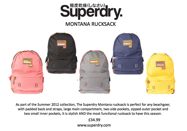 Superdry presents The Montana Rucksack