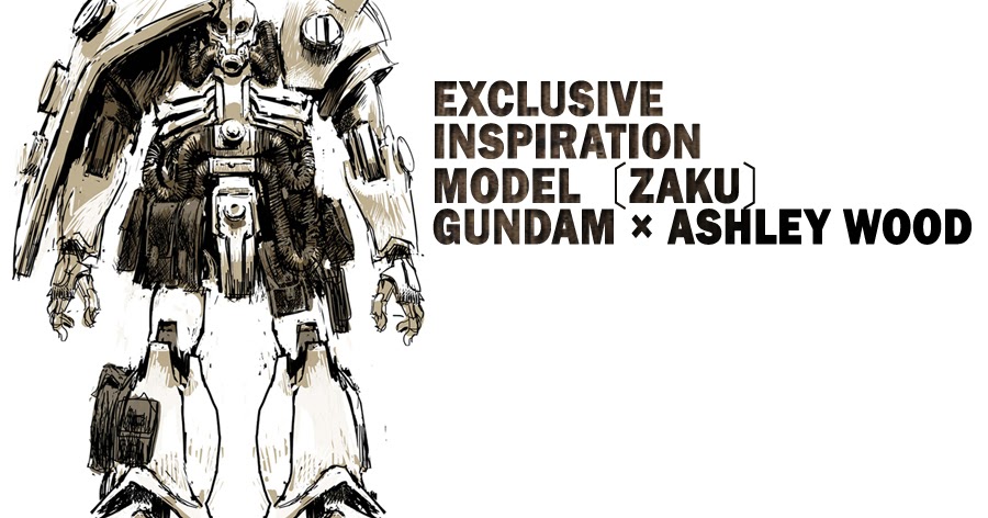 GUNDAM GUY: Exclusive Inspiration Model [Zaku] Gundam X Ashley Wood